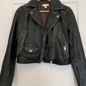 Genuine Leather Moto Jacket
